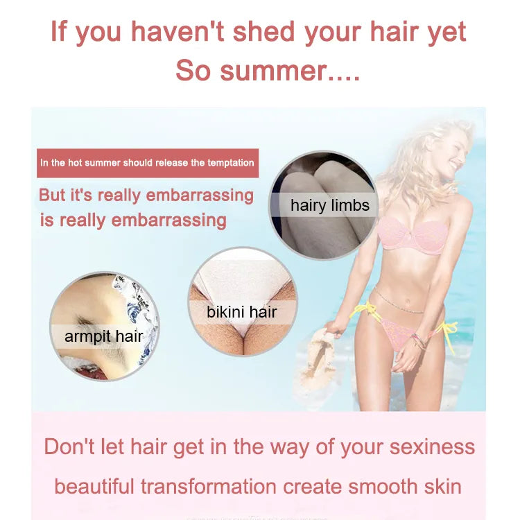 Professional 2 in 1 Epilator Electric Razor Hair Removal for Women Painless Face Shaver Bikini Pubic Hair Trimmer Machine Tools