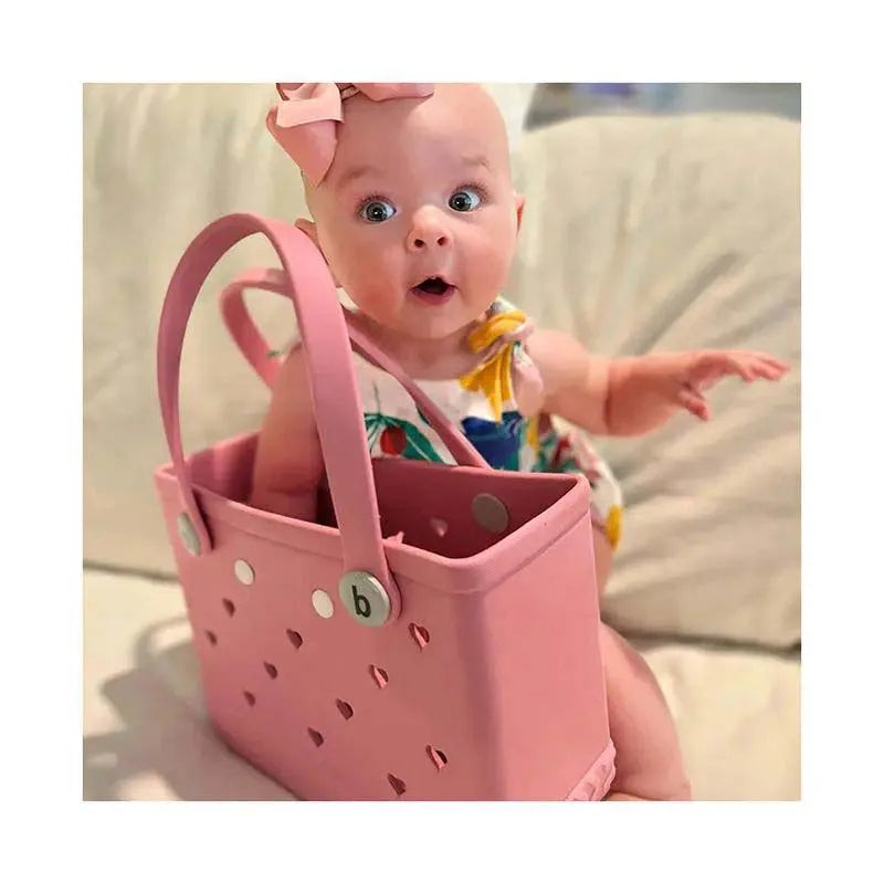 Bogg Bag Mini Childs Beach Rubber Tote Bags XL L M Size EVA Waterproof Summer Storage Basket Women Shopping Bag Kid Beach Bag