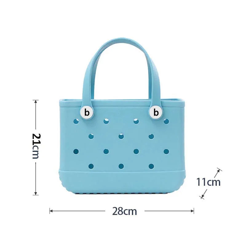 Bogg Bag Mini Childs Beach Rubber Tote Bags XL L M Size EVA Waterproof Summer Storage Basket Women Shopping Bag Kid Beach Bag