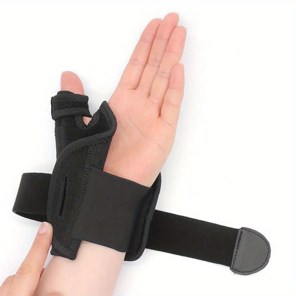 JK050 Comfortable Nylon Neoprene Thumb Wrist Brace Reversible Splint for Left Right Hand Adjustable Support Stabilizer Soft