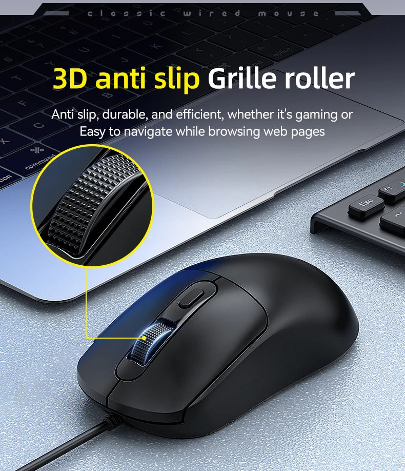 Hot Sale T-WOLF Personalized Mouse G580 Wired Office Mouse 4D Business Normal Mouse Mice for Laptop Desktop