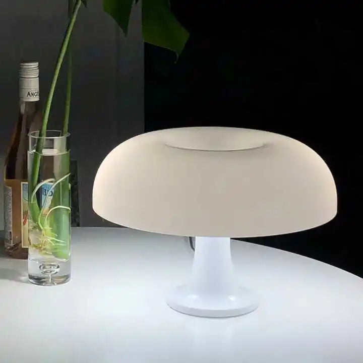 Italy Designer High Light Orange Mushroom Night Light Italy Designer Bedside Led Mushroom Table Lamp