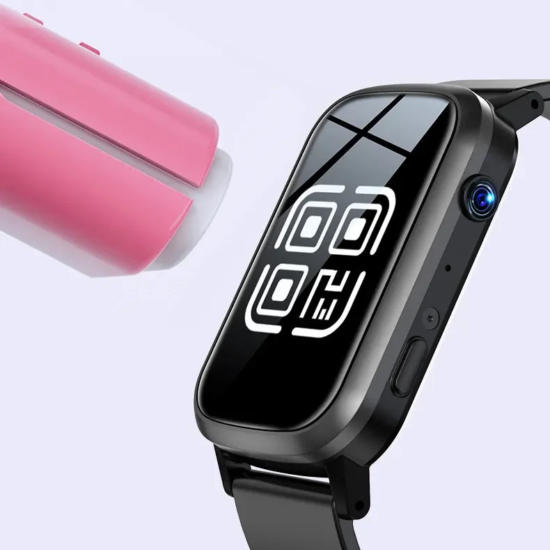 4G Kids Smart Watch with Camera Wifi+LBS Positioning 1.47" Screen 500mah Class Mode Video Call Smartwatch for Girls Boys