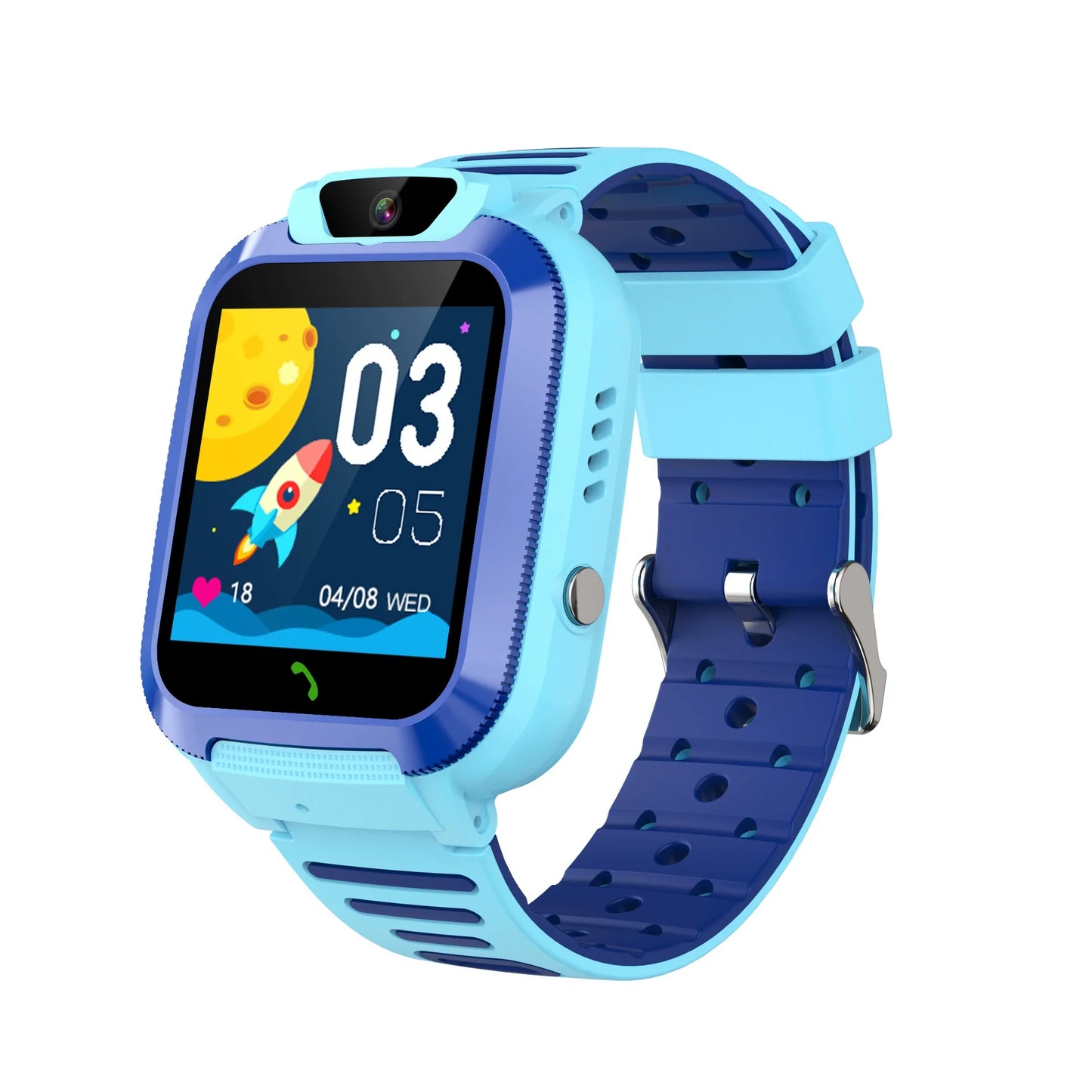 DH11 Kids Smart Watch 4G LTE HD Video Call Real-Time GPS Tracker SOS Button School Mode IP68 Waterproof