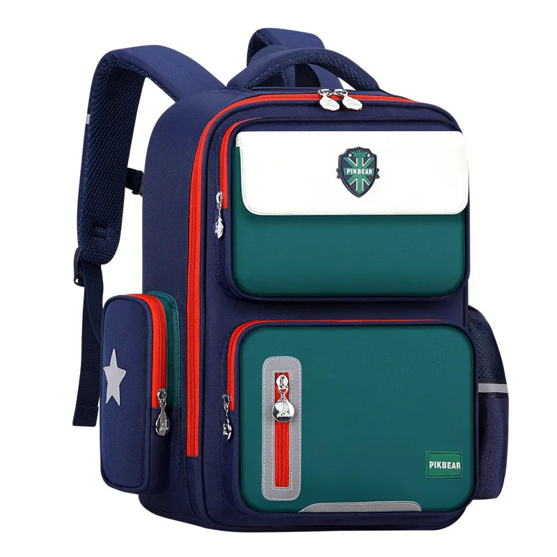 Shaodong's Lightweight Burden-Reducing Kidsren's Backpacks Large Capacity Multi-Flap Pocket Pants Primary School Students Grades