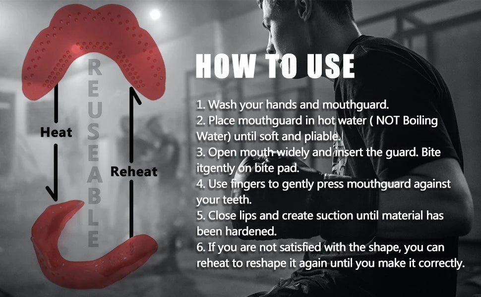 New Sport Mouth Guard Teeth Protector Kids Adults Mouthguard Tooth Brace for Basketball Football Rugby Boxing Tooth Protection