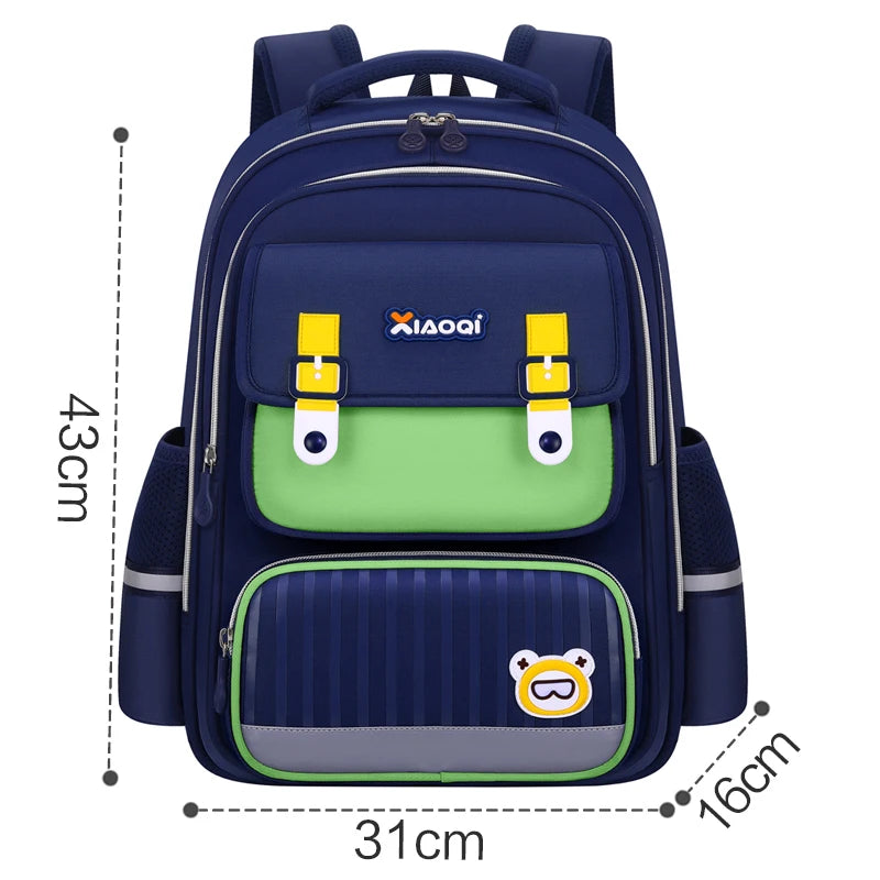 Fashion British Style School Bag Students 2-6 Years Old ridge protection Easy Storage Anti Water Backpack