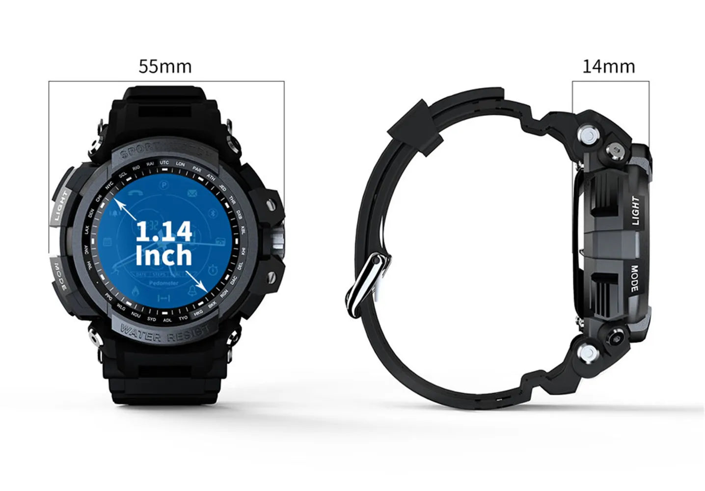 MK28 intelligent sports watch men's mountaineering Bluetooth watch outdoor step counting Bluetooth 4.0.
