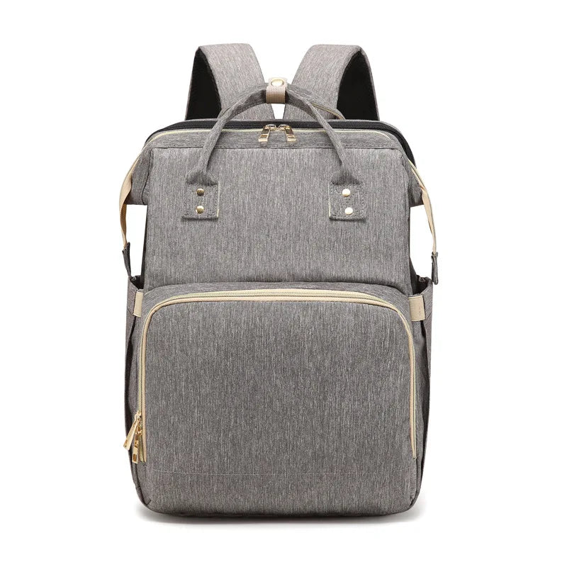 Mummy Maternity Nappy Bag Large Capacity Portable Folding Travel Beds Baby Stuff Mommy Bag Women Outdoor Stroller Backpack
