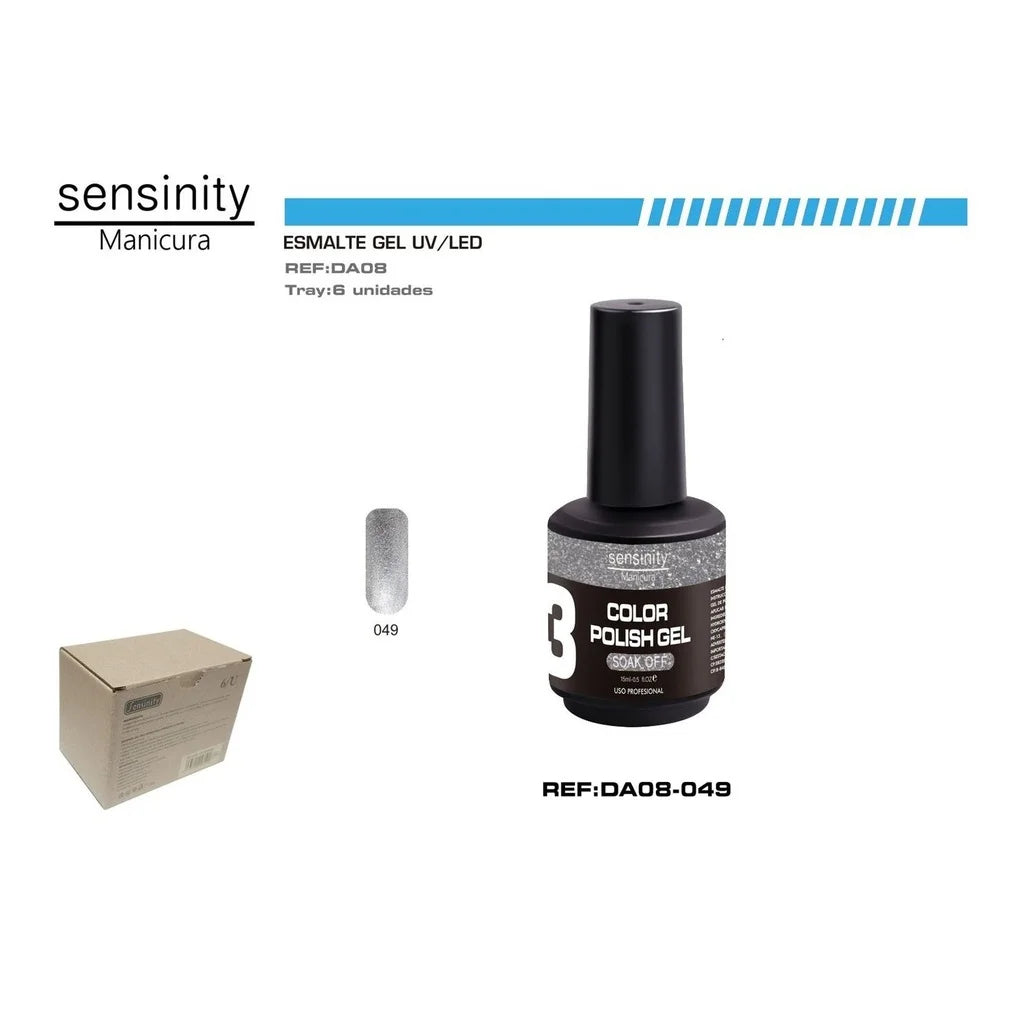 Gray UV/LED 3 soak off gel polish - Cosmetics