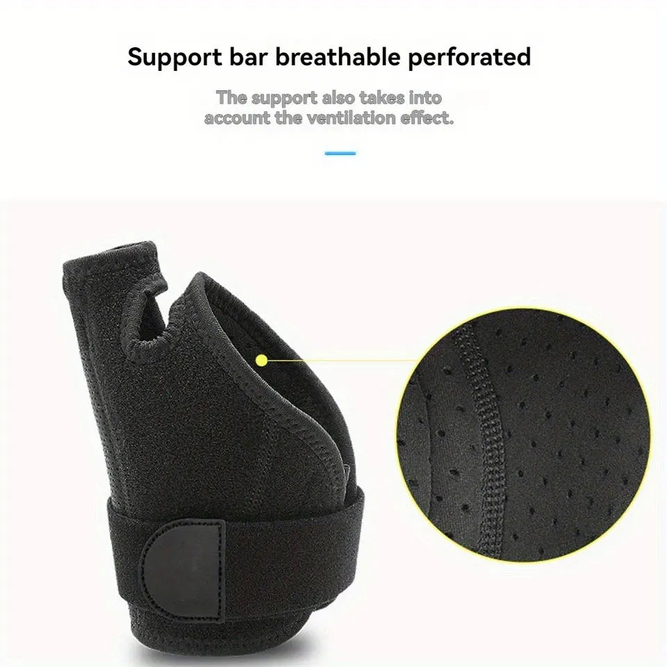 JK050 Comfortable Nylon Neoprene Thumb Wrist Brace Reversible Splint for Left Right Hand Adjustable Support Stabilizer Soft