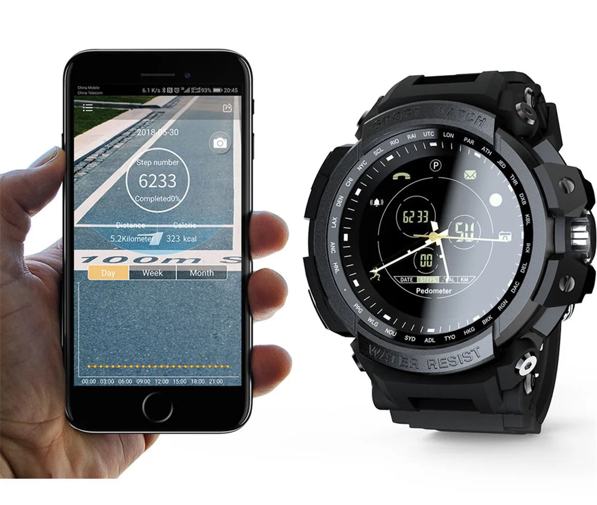MK28 intelligent sports watch men's mountaineering Bluetooth watch outdoor step counting Bluetooth 4.0.