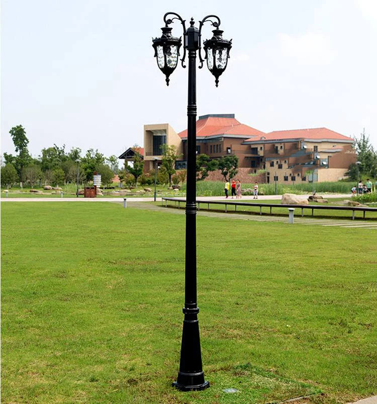 (H≈2.3M)Garden Lights Street Lights Lawn Flowers Park Lights Waterproof Outdoor Villa High Pole Lights Landscape