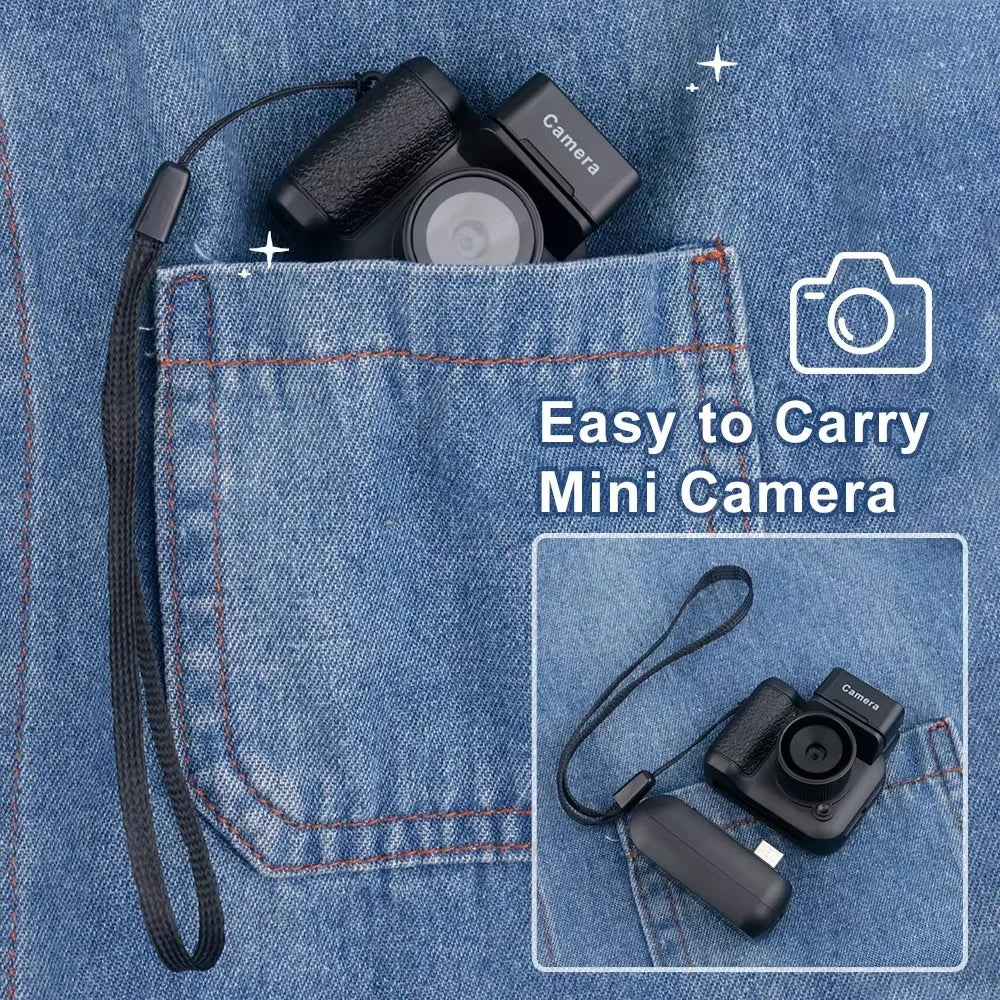 Look at the Camera Freeze the Time Useful Mini Camera Y4000 with 1.44 Inch High-definition Display Screen Support 512G Kids