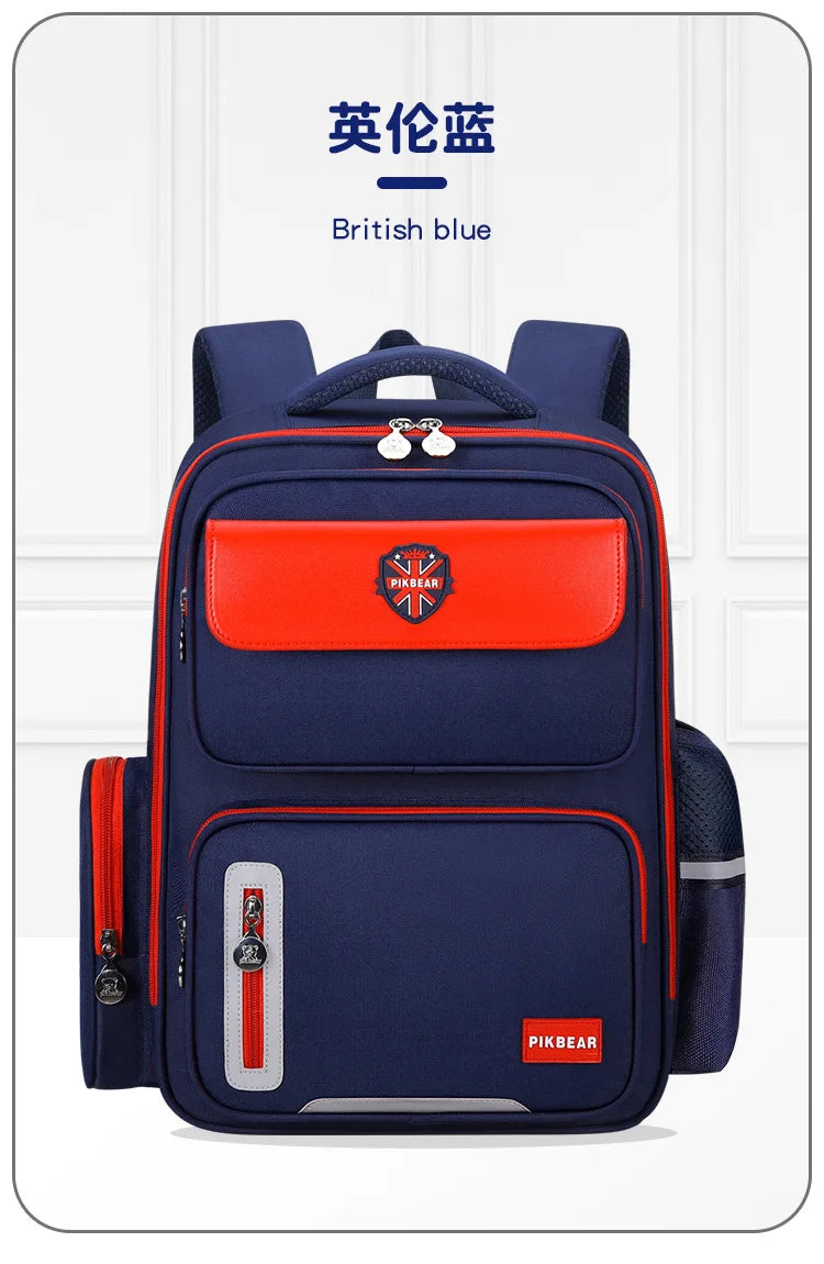 Shaodong's Lightweight Burden-Reducing Kidsren's Backpacks Large Capacity Multi-Flap Pocket Pants Primary School Students Grades