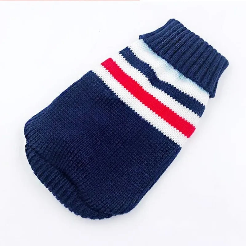 Christmas Cartoon Dog Clothes Warm Cat Sweater For Small Dogs Sweater Pet Clothing Coat Knitting Crochet Cloth Jersey Perro 30S1