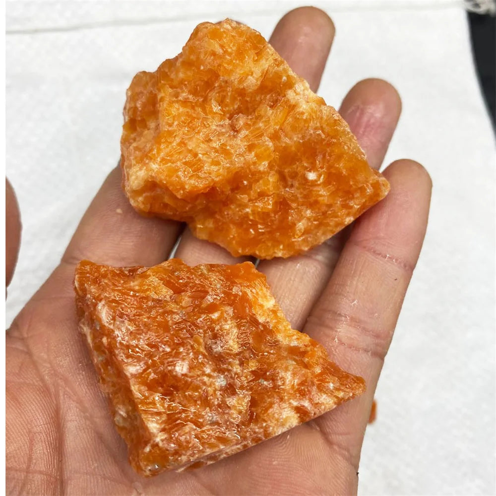 Natural Raw Sunstone Crystal Quartz Irregular Rough Mineral Specimen Reiki Healing Crystals Aroma Stone Collectible Decortion