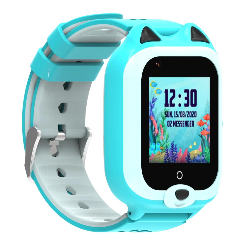 Wonlex Multiple Straps KT22 Waterproof 4G GPS Tracking Kids Smart Watch With Video Call and Camera