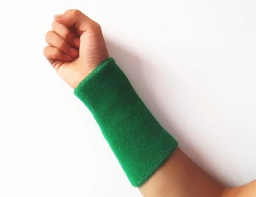 High Quality Sports Sweat Towel Wristband Cotton Elastic Bandage Hand Sport Wristband Gym Support Wrist Brace Wrap Carpal Tunnel