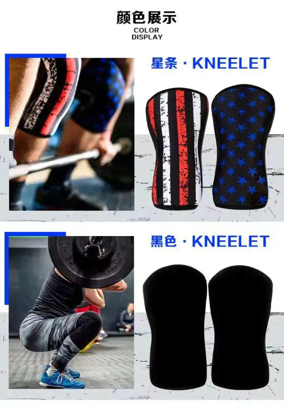 Knee Support for Exercise and Running, Pain Management, Arthritis Pain, Weightlifting Squat, Fitness, 1 Pair