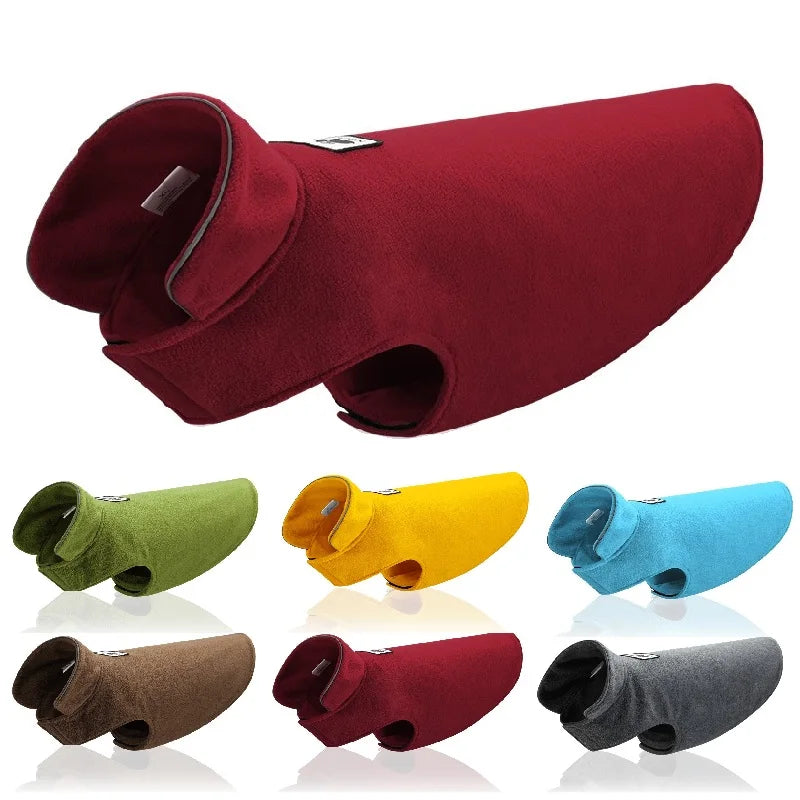 JanPet Reflective Pet Clothes Dog Jacket Coat Winter Dogs Pet Jacket Retro Cozy Warm Pet Outfit Clothes Large Dog Vest XS-2XL