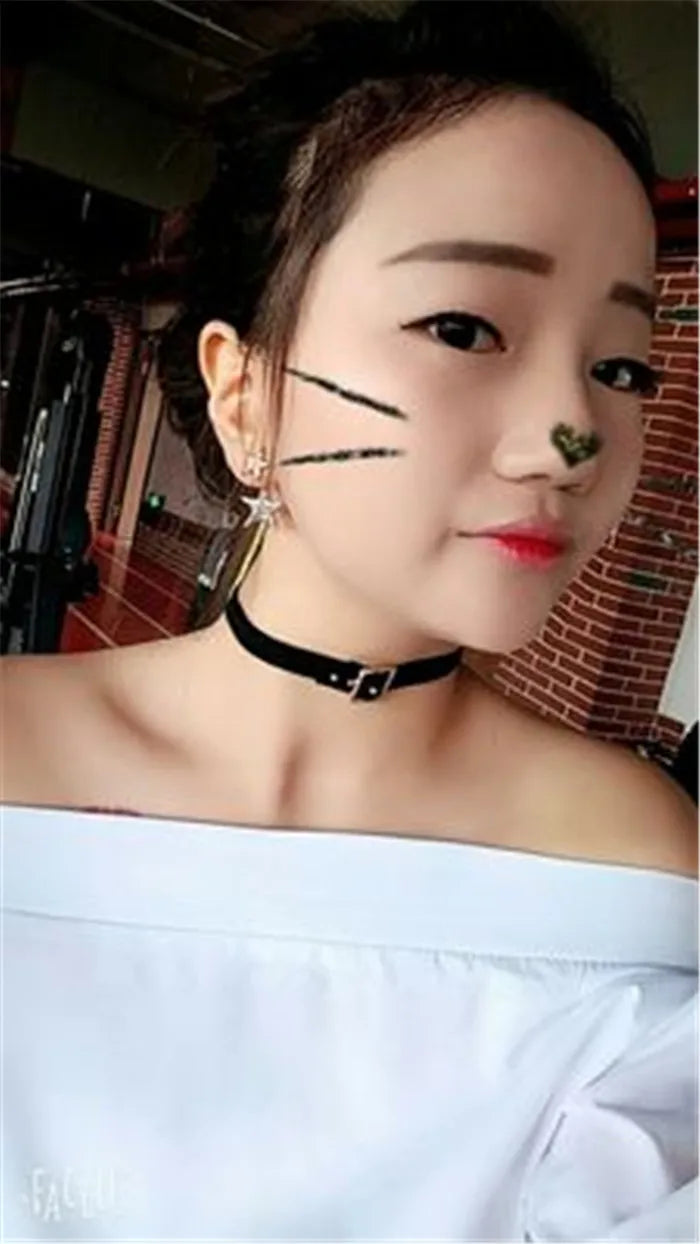 Chocker Gothic Punk Style Black Fake Leather Choker Necklaces Women Crew Neck Necklace Female Party Jewelry Party Gifts Trinkets