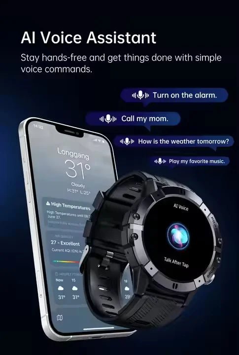 Hot Sale Rugged Smart Watch 1.52 Inch HD Screen Big Battery Waterproof Outdoor Sports C29 Watch PK C21 Smartwatch