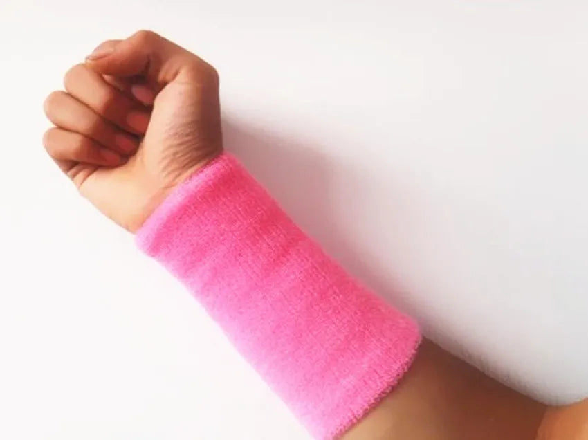 High Quality Sports Sweat Towel Wristband Cotton Elastic Bandage Hand Sport Wristband Gym Support Wrist Brace Wrap Carpal Tunnel
