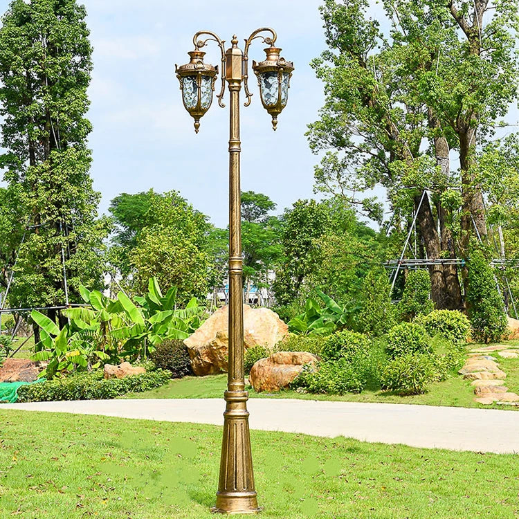 (H≈2.3M)Garden Lights Street Lights Lawn Flowers Park Lights Waterproof Outdoor Villa High Pole Lights Landscape