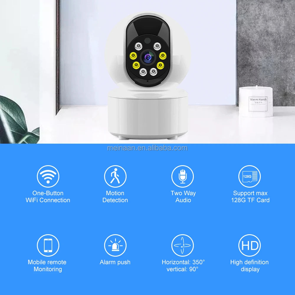 Wholesale 3MP Indoor Monitor Smart Video V380 Pro Wireless CCTV PTZ Camera 360 IP Home WiFi Network CCTV Security Camera