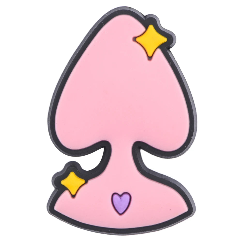 NEW 2025 Wholesale Custom Glow in the Dark Bunny Shoe Charms Accessories PVC Shoe Charms for Girls Kids Gift Clog Charm