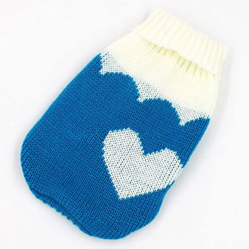 Christmas Cartoon Dog Clothes Warm Cat Sweater For Small Dogs Sweater Pet Clothing Coat Knitting Crochet Cloth Jersey Perro 30S1