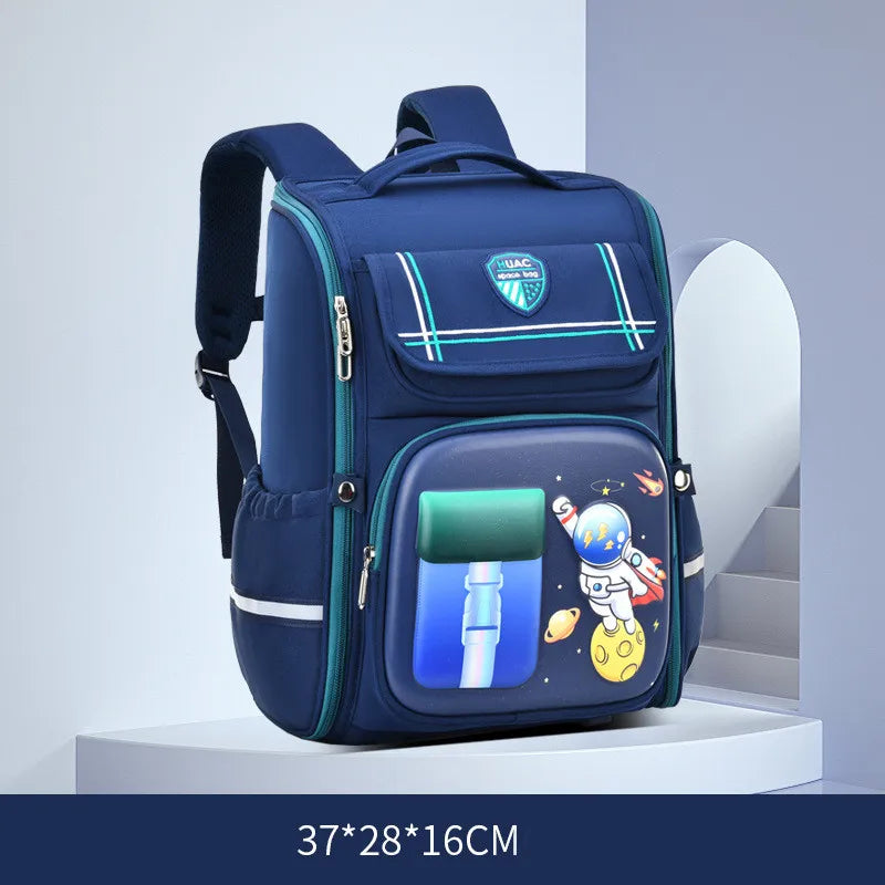 2023 Fashion Cartoon Student Mochila Escolar 1-6 Grade Spine Care Shoulder Bag High Quality School Bags