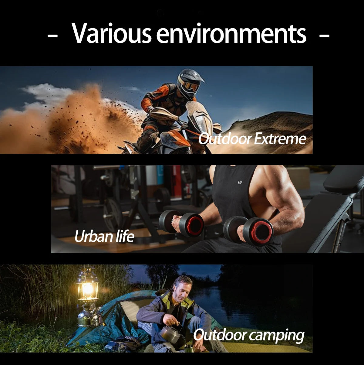Outdoor Sport Smart Watch LED Flashlight Health Monitor Bracelet Bluetooth Make Answer Call Waterproof Men Military Smartwatch