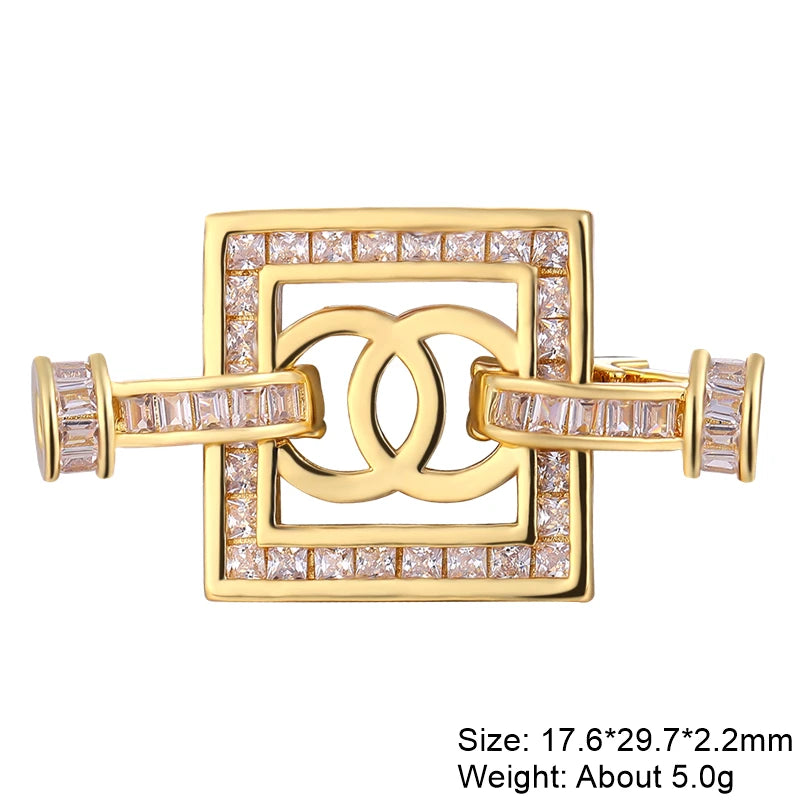 Juya 18K Real Gold Plated Accessories DIY Needlework Beads Pearls Jewelry Making Fastener Closures Lobster Lock Clasps Supplies