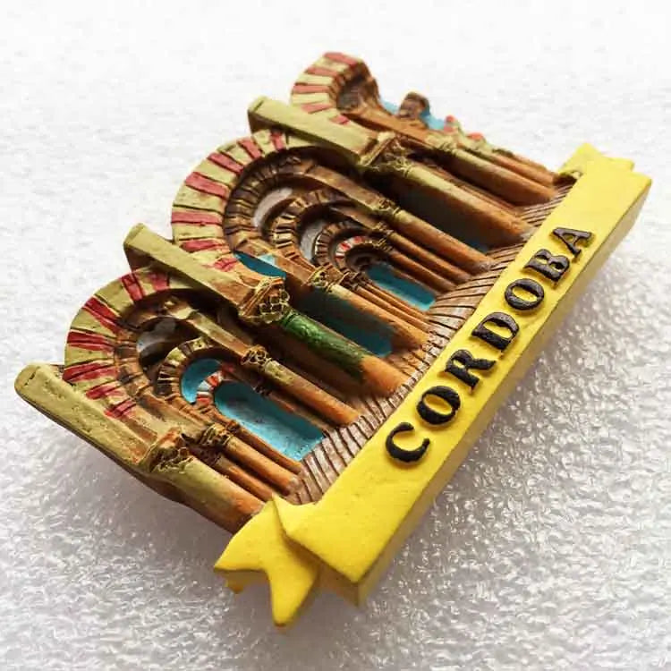 Europe Spain 3D Refrigerator Magnet Tourist Souvenirs Stickers,Home & Kitchen Decoration Fridge Magnet Message Sticker