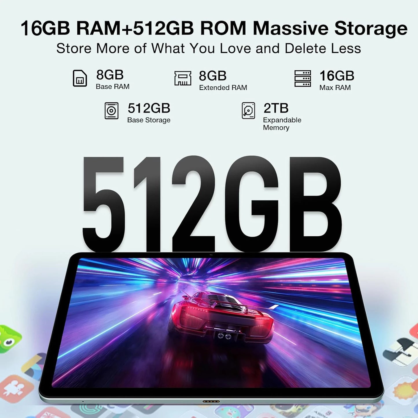 2025 New Flagship Global Firmware 14 Inch Android 14 Tablet 5G WiFi 2K Display FHD Screen 16GB 512GB Планшет GPS Pads Laptop
