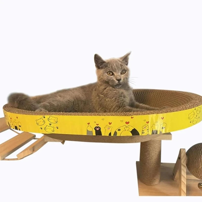 2025 New Scratcher Cats Tree Nest Board Scratch for Sharpen Scraper