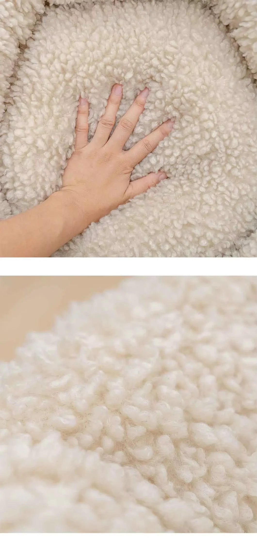 Wholesale Manufacturer Soft Luxury Fleece Plush Pet Cushion Round Donut Sleeping Calming Pet Cat Dog Bed Dog Kennel