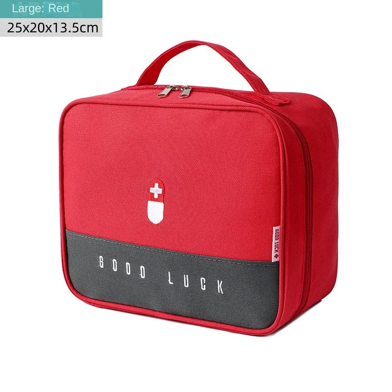 Portable Medicine Bag Cute First Aid Kit Medical Emergency Kits Organizer Outdoor Household Medicine Pill Storage Bag Travel