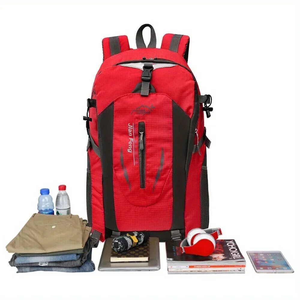 Outdoor Backpack Men's Large Capacity Travel Lightweight Casual Hiking Backpack Sports Waterproof Travel Mountaineering Bag