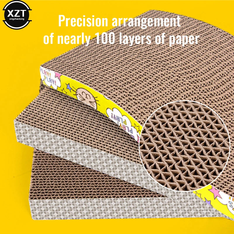 New bowl cat scraper sharpening claw cardboard corrugated board scratch-resistant cat scratch board Cat toy sofa cushion bed