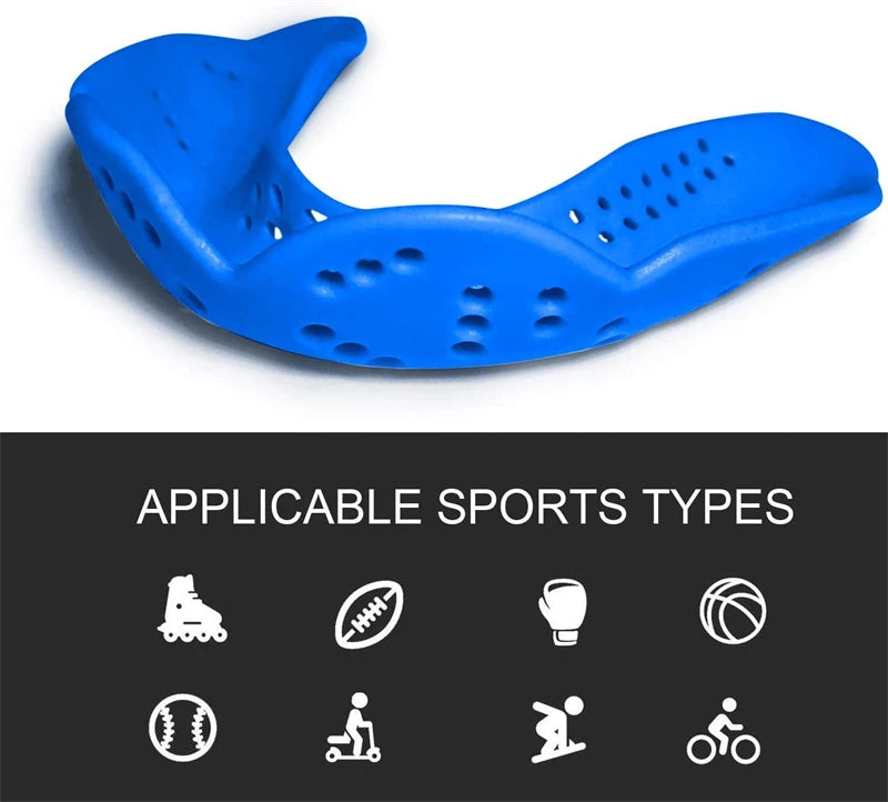 1~5Pcs Sport Mouth Guard Teeth Protector Adults Mouthguard Tooth Brace for Basketball Rugby Boxing Karate Tooth Protection