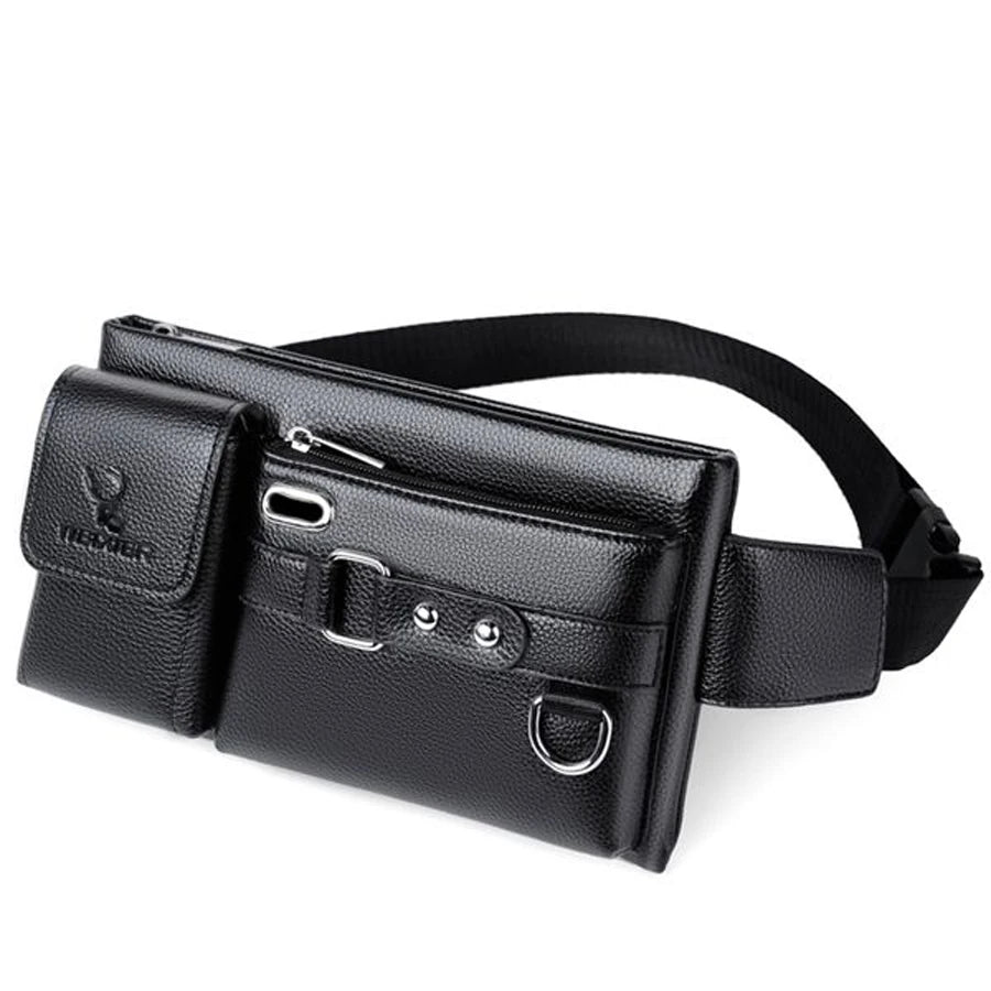 WEIXIER Brand Unisex Single-Shoulder Multi-Function Sports Running Large-Capacity Waist Men's Chest Bag Casual Messenger Wallet