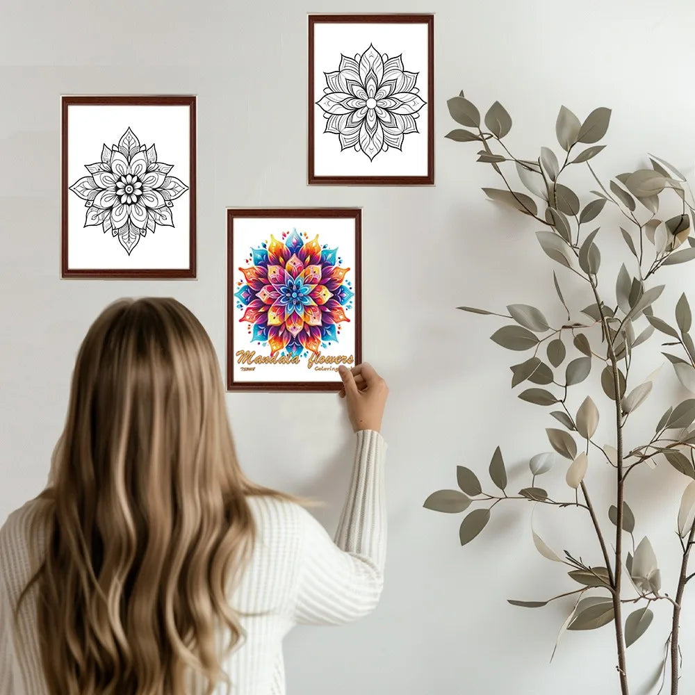 Spiral Coloring book -30 Sheets adult coloring book, 11.2 x 8.3 inches, 100g thick paper, drawing book, homecoming holiday gift