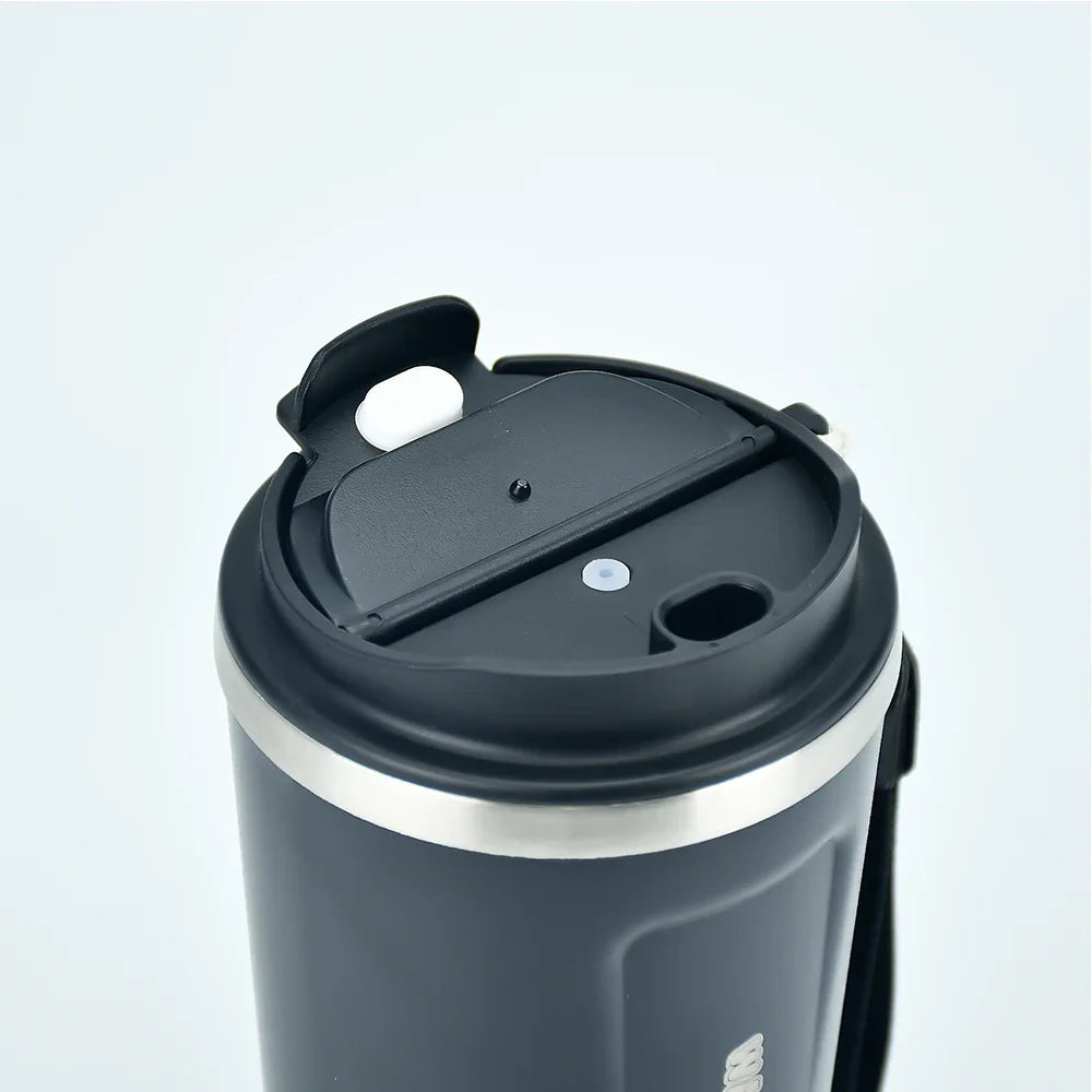 380ML Coffee Cup Stainless Steel Thermal Mug Double Wall Vacuum Insulated Water Bottle Office Home Portable Travel Car Mug