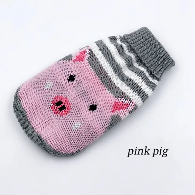 Christmas Cat Dog Sweater Pullover Winter Dog Clothes for Small Dogs Chihuahua Yorkies Puppy Jacket Pet Clothing ubranka dla psa