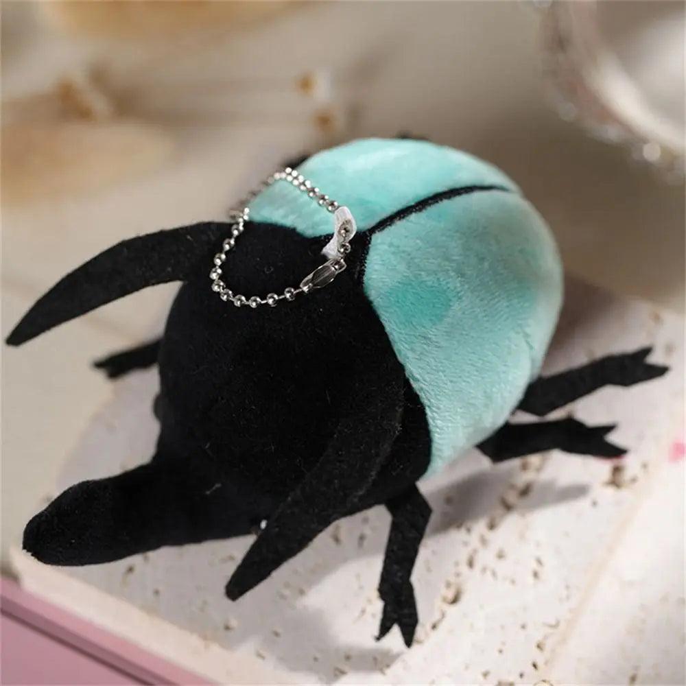 Gift Creative Stuffed Doll Bag Pendant Small Birthday Insect Pendant Insect Keychain Insect Plush Keyring Beetle Plush Doll