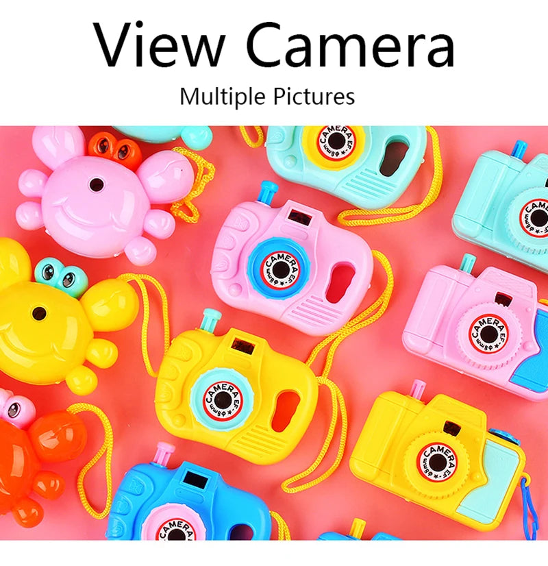 5pcs Mini Cartoon Animal Pattern Camera Toy Kids Birthday Party Favor Carnival Gift Boy Girl School Reward Goodie Filler