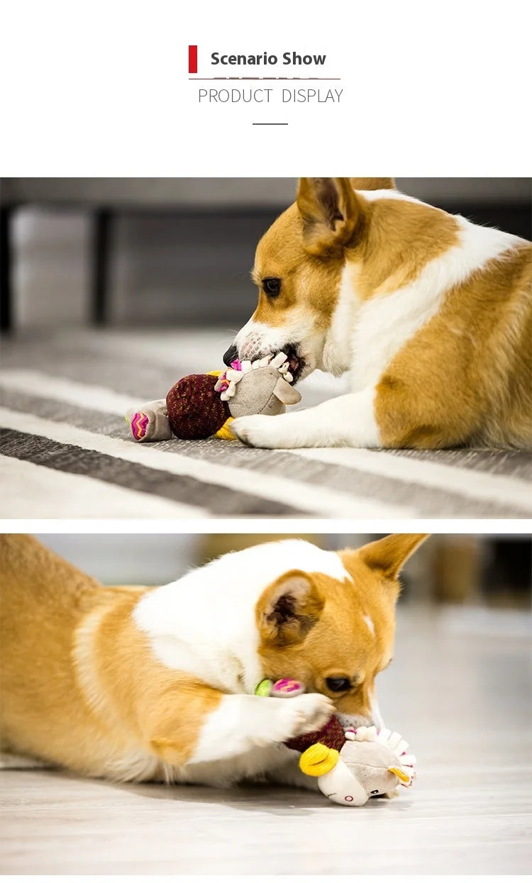 GiGwi Dog Toy Honour Series Plush Call Doll Voice Relieves Boredom Small and Medium sized Dog Puppy Pet Dog toy Sound toy gift